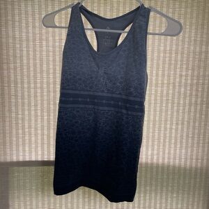 Women's workout Tank Top black and grey